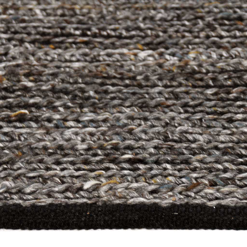 Wool Floor Rug - Lianne Taupe/Brown