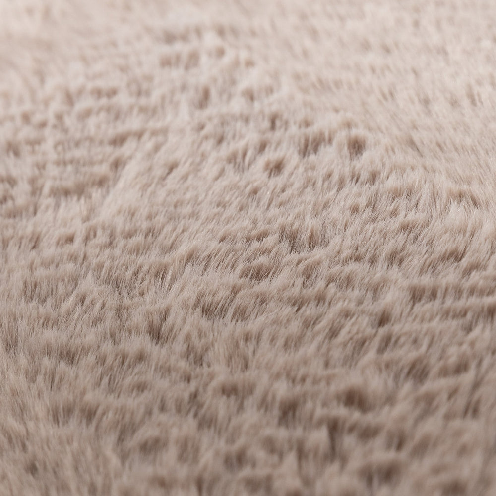 Soft Low-Pile Rug – Cozy Ripple Taupe