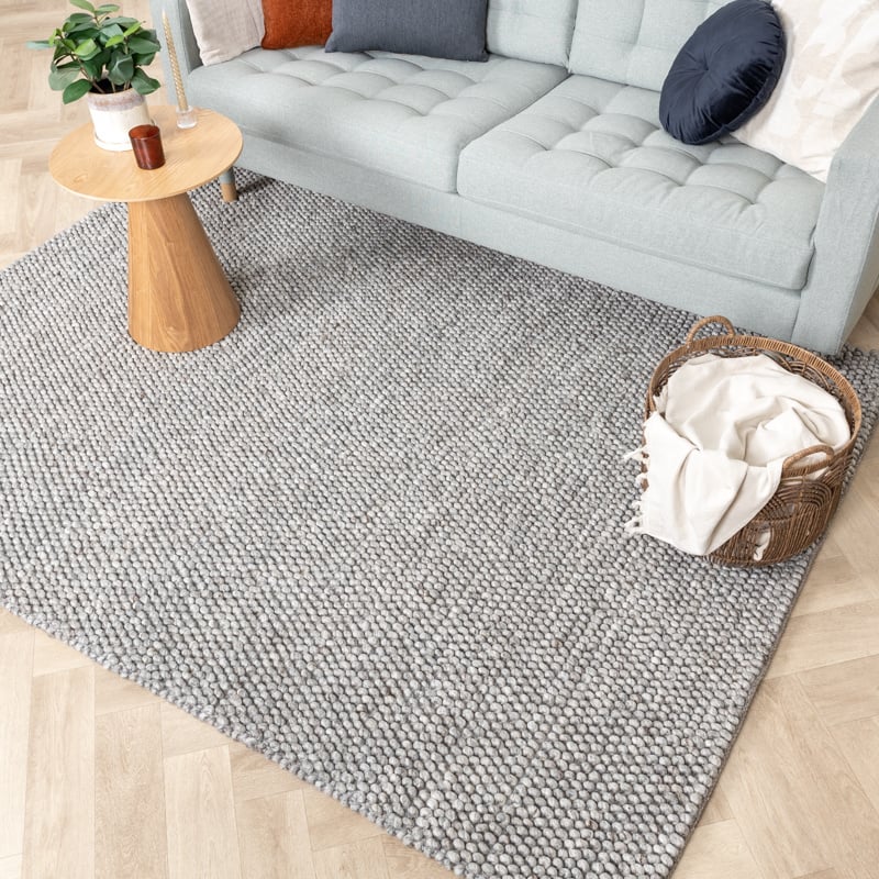 Wool Rug - Luminous Grey/Blended