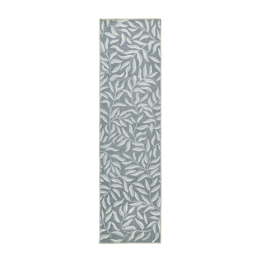 Washable Runner - Reido Leaves Green