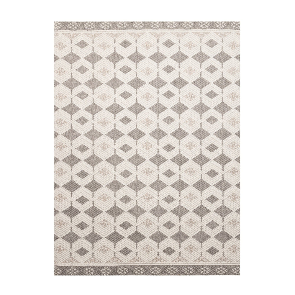 Sustainable Rug - Lorre Blocks Cream/Anthracite
