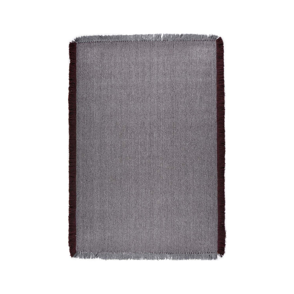 Wool Area Rug - Quentin Blue/Burgundy