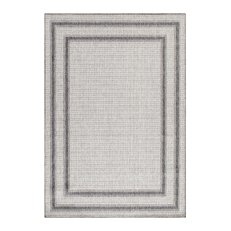 Jute Outdoor Rug - Aruba Double-Edge Creme