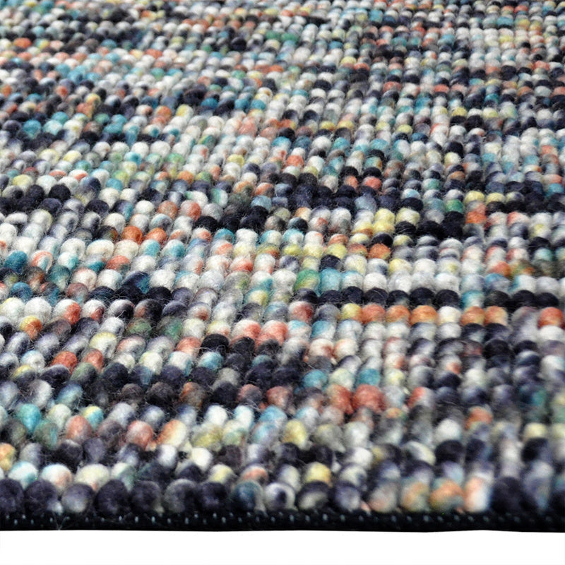 Wool bobble floor rug - Madeleine Multi