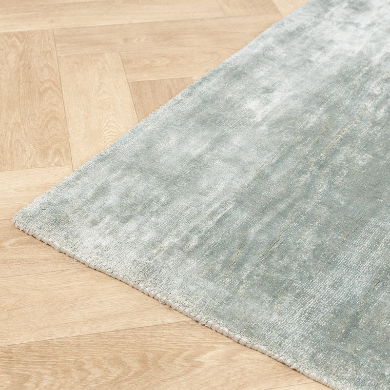 Viscose Rug - Pearl Mint Green