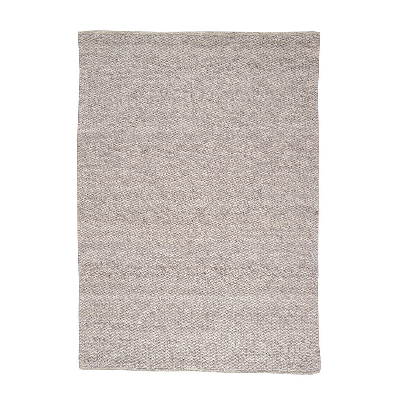 Wool Rug - Brilliant Light Grey