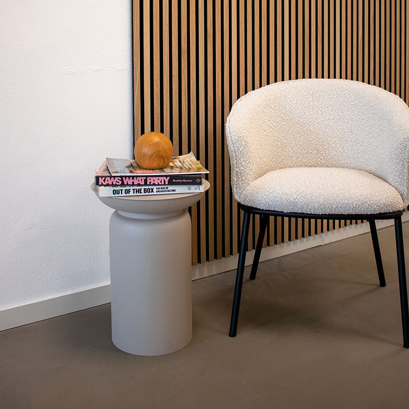 Side Table - Clay Cream