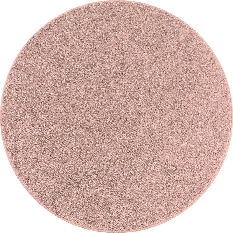 Round Low-Pile Floor Rug - Asa Rose