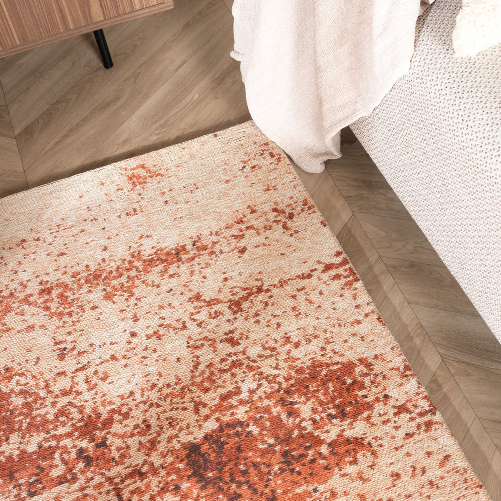 Abstract Rug – Candice Terracotta