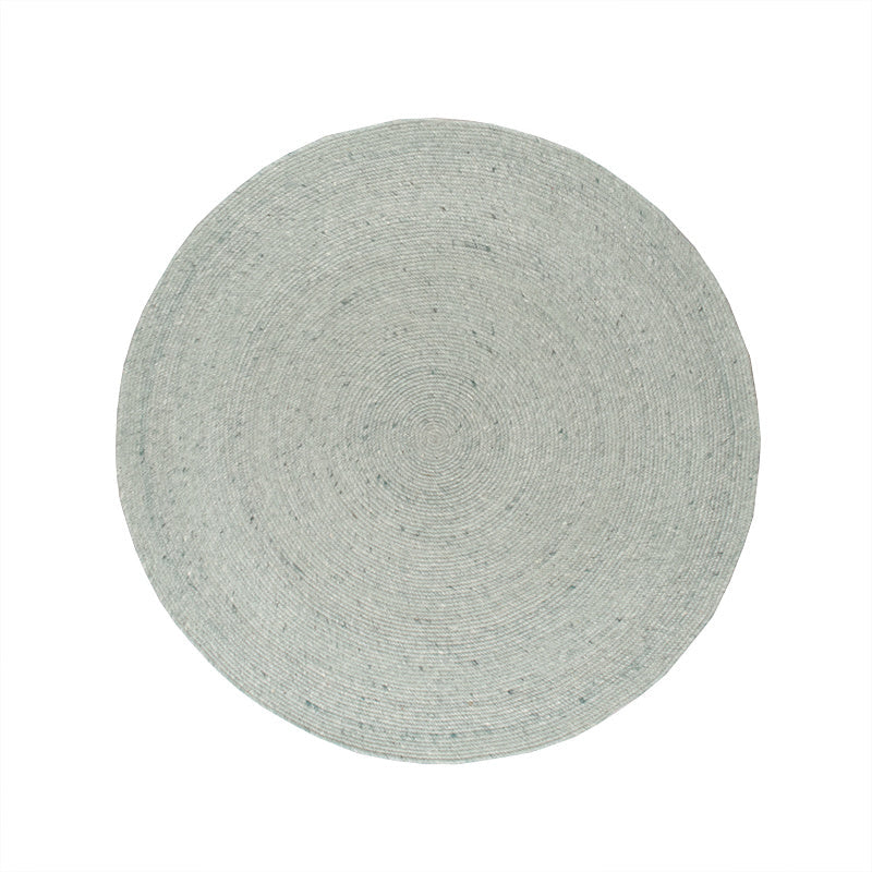 Round Wool Rug - Wise Green