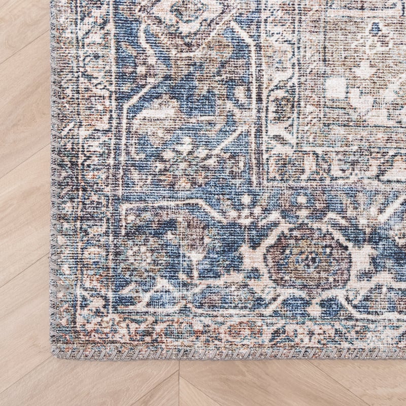 Vintage Rug - Lugan Blue/Taupe