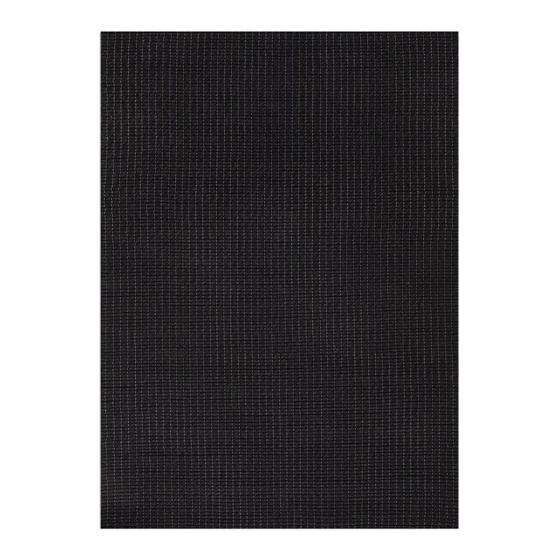 Wool floor rug - Louise Black