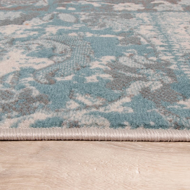 Patchwork Rug - Miracle Gray/Blue