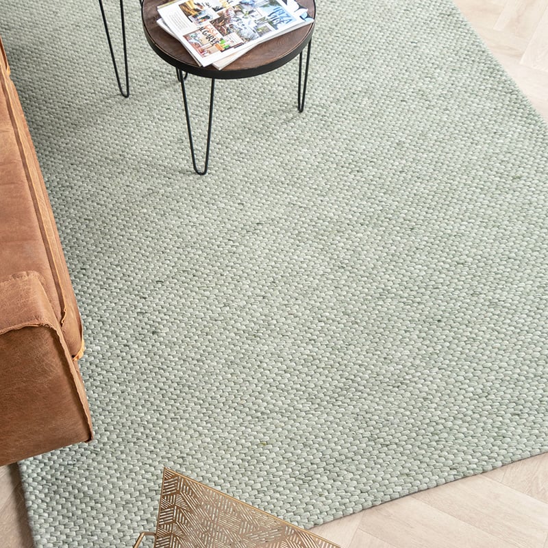 Wool Rug - Melange Mint