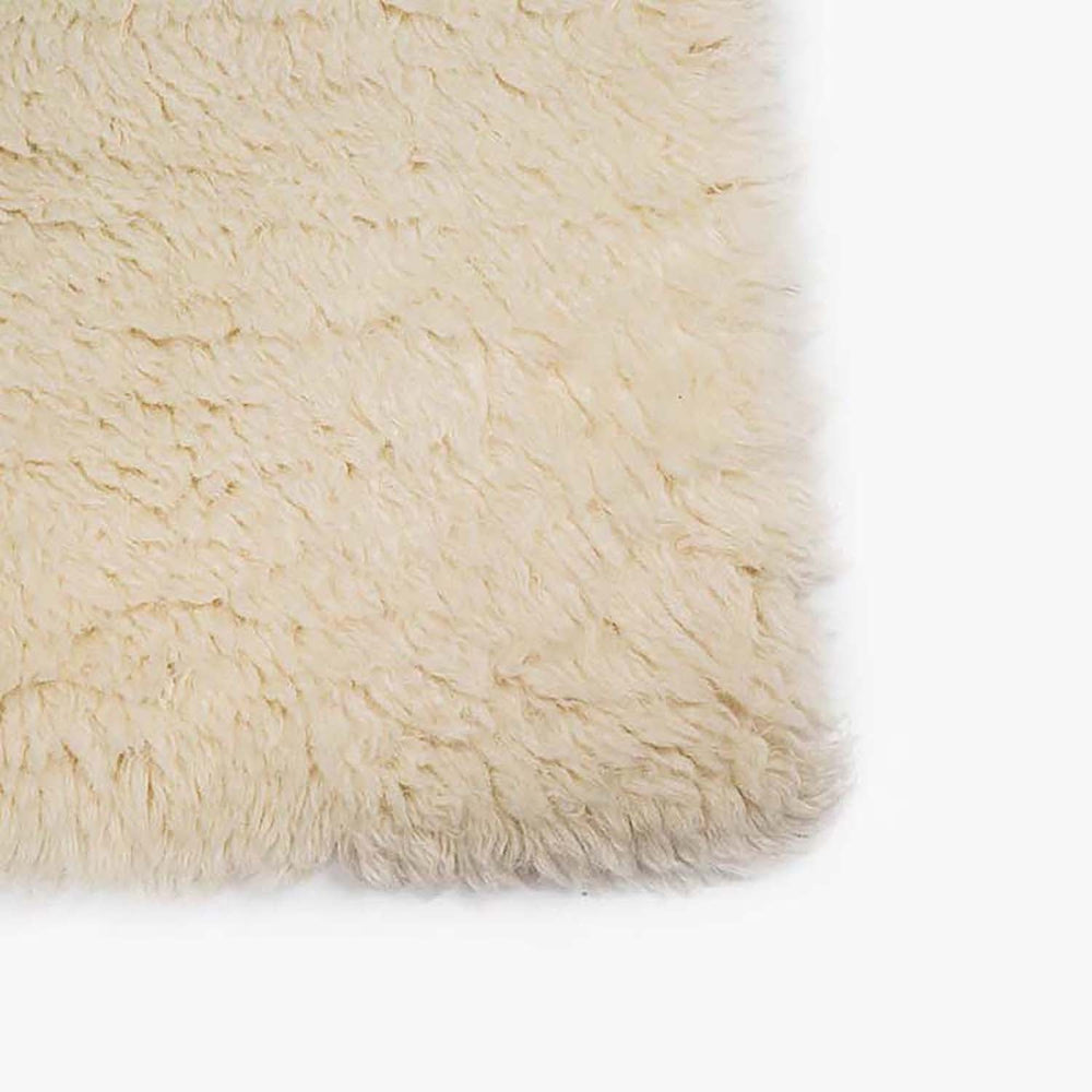 Wool floor rug custom-made - Merano White 011