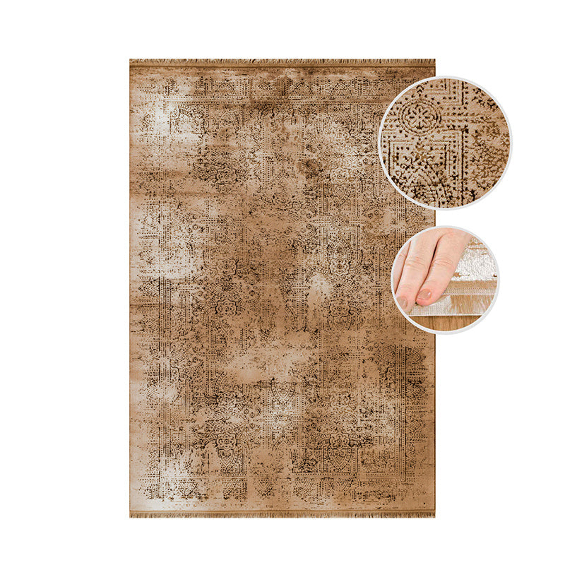 Abstract floor rug - Elitha Orange