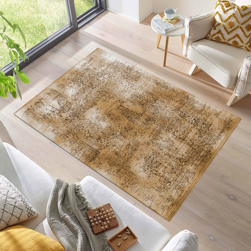 Abstract floor rug - Elitha Orange