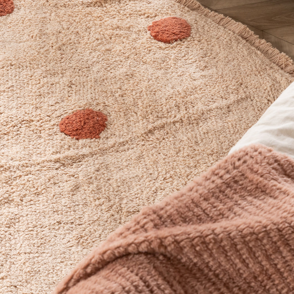 Round Kids Room Rug – Lou Dots Terra