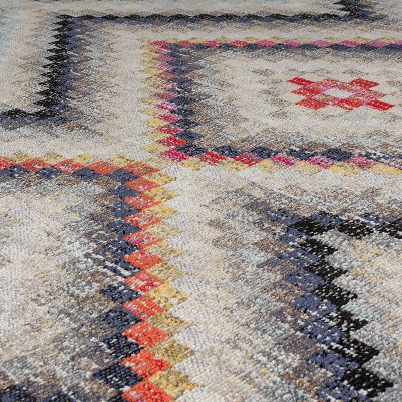 Vintage outdoor rug - Mino Frances Multicolor