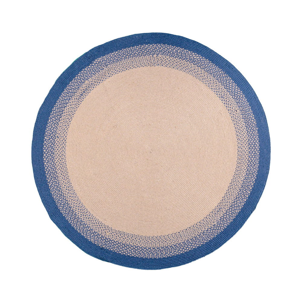 Round Indoor Outdoor Rug - Florence Blue
