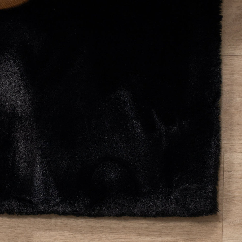Soft High Pile Rug - Comfy Supreme Black