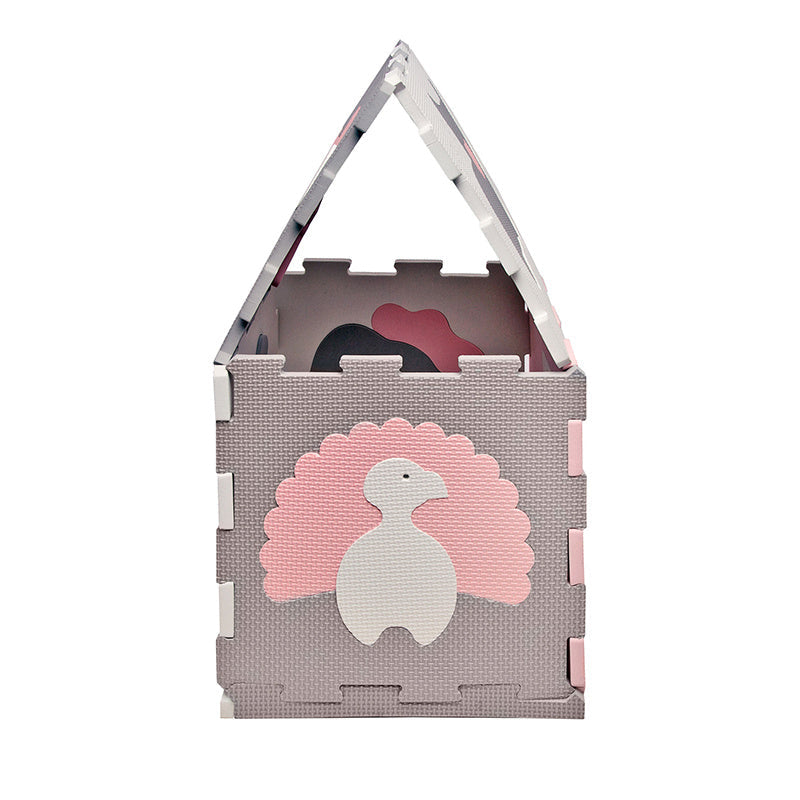 Foam puzzle mat - Sam Farm Pink