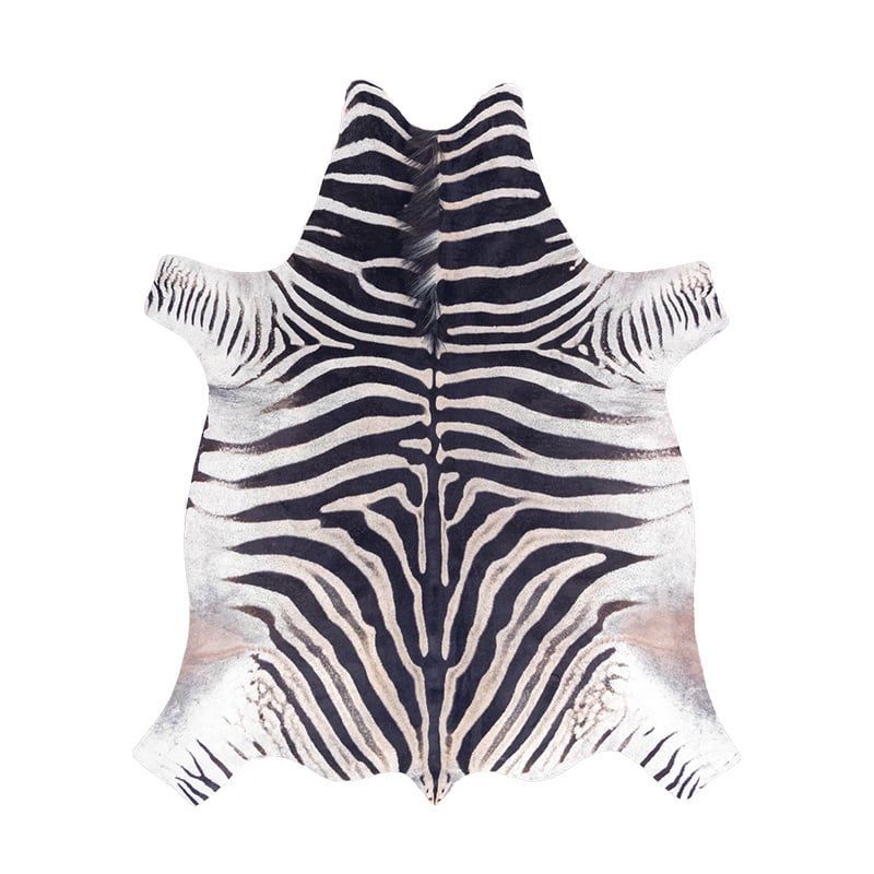 Zebra Rug - Bovine Black/White