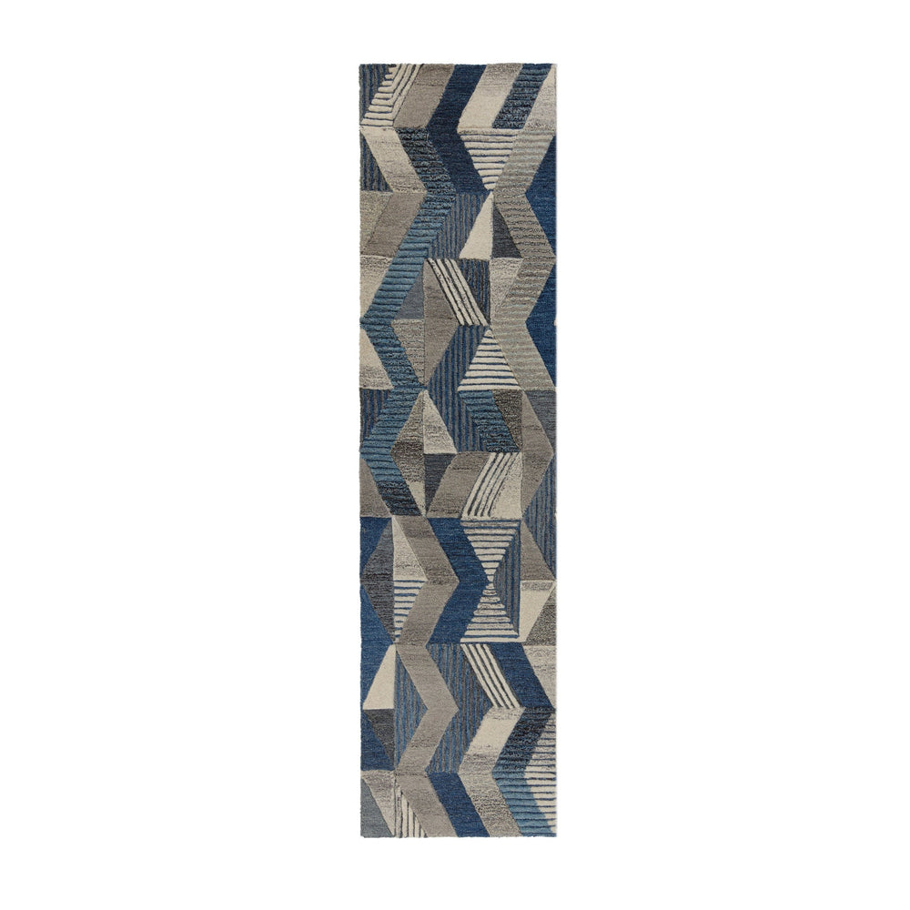 Graphic runner - Mado Asher Grey/Blue