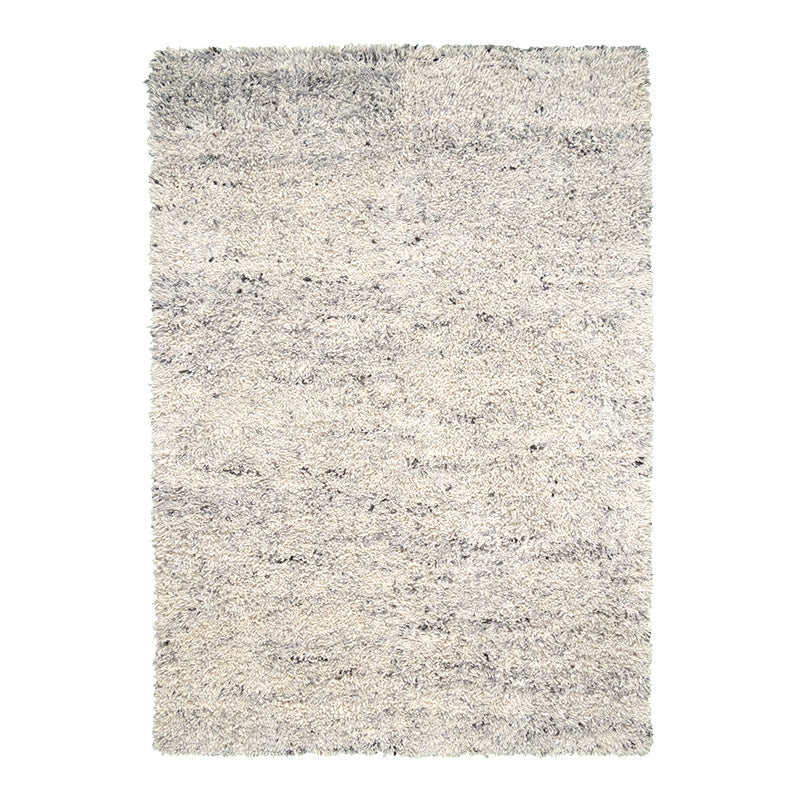High Pile Wool Rug - Royal Cream/Grey