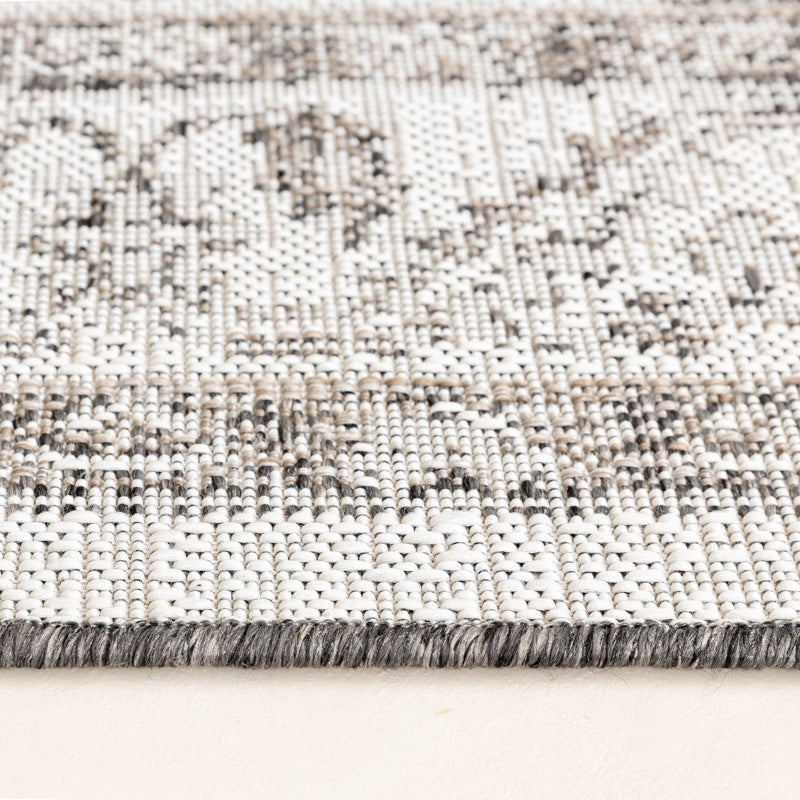 Vintage Outdoor Rug - Victoria Aztec Grey