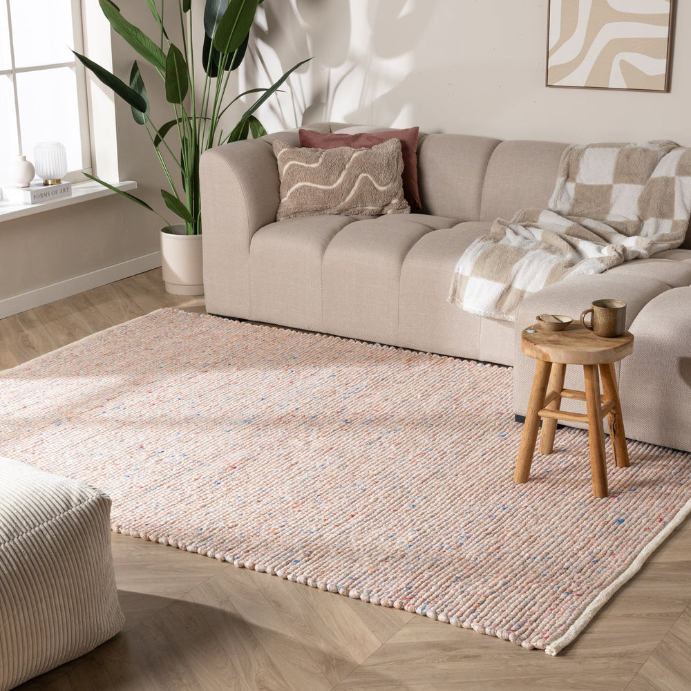 Wool Rug - Feline Pastel