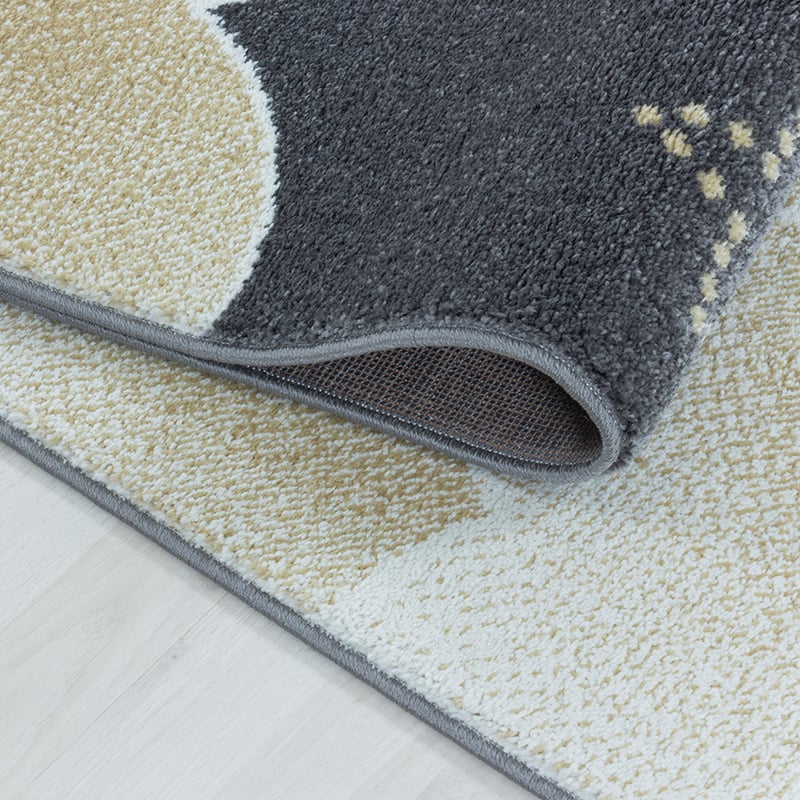 Children's Floor Rug - Fleurtje Moon Yellow