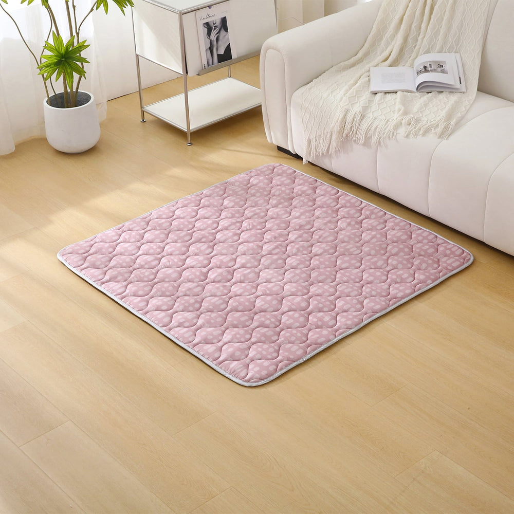 Baby play mat square - Noa Pink