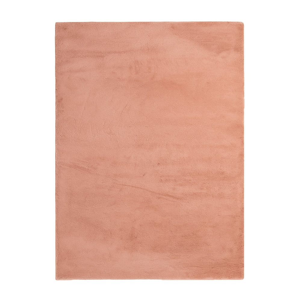 Soft Low-Pile Rug – Cozy Pink