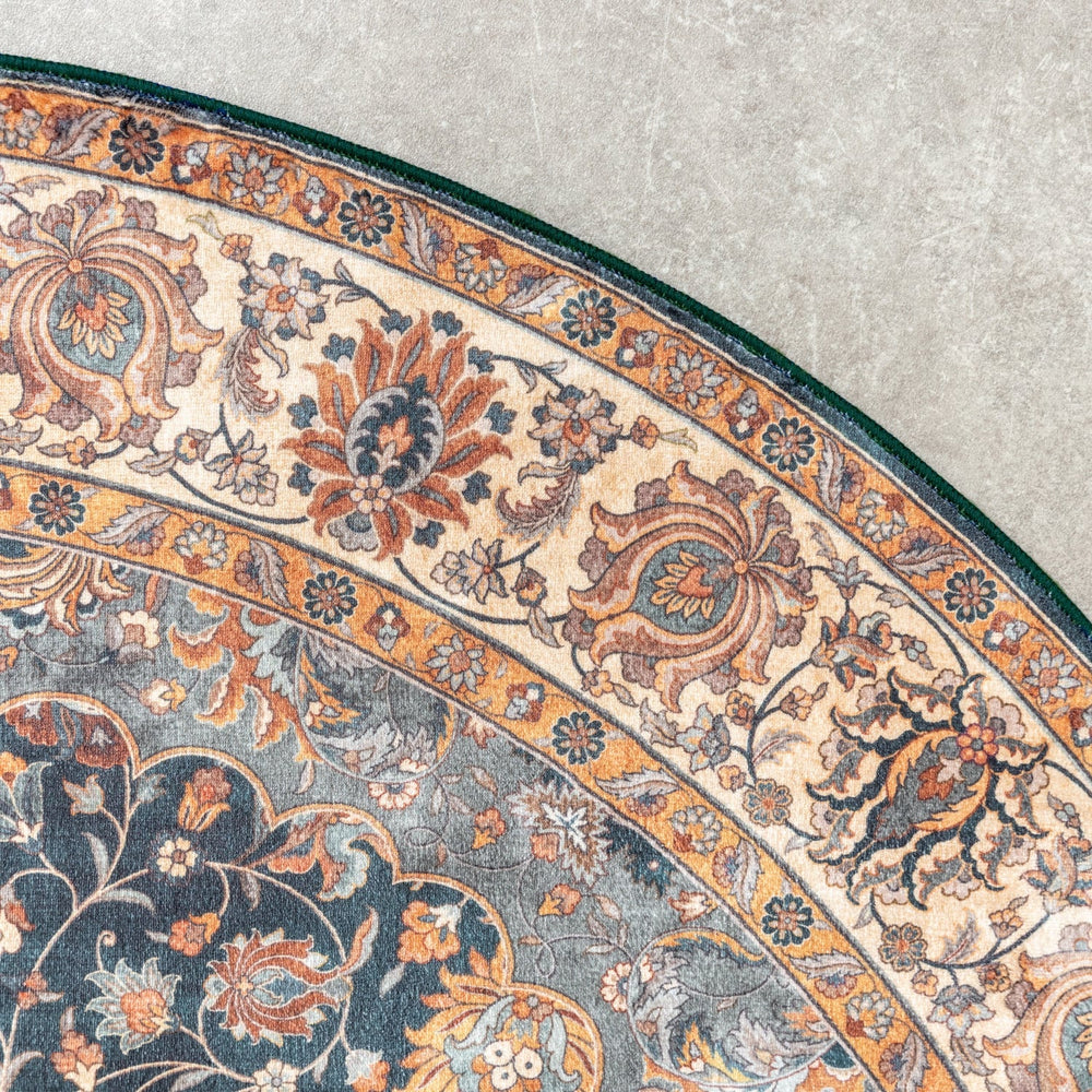 Round Vintage Rug - Imagine Medallion Rustic