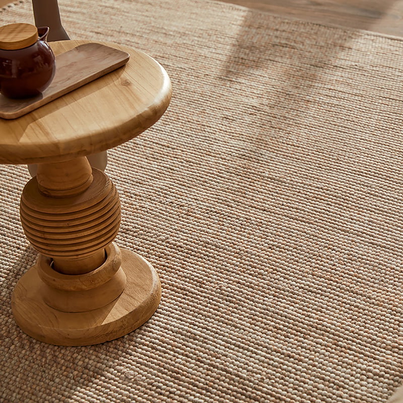 Custom-Made Wool Floor Rug - Verona ST Beige 142