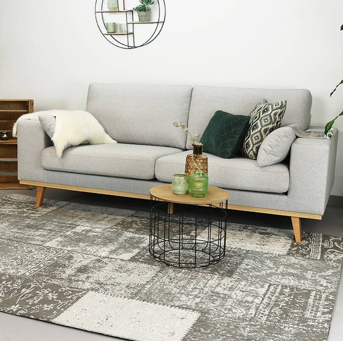 Patchwork Rug - Dreams Grey