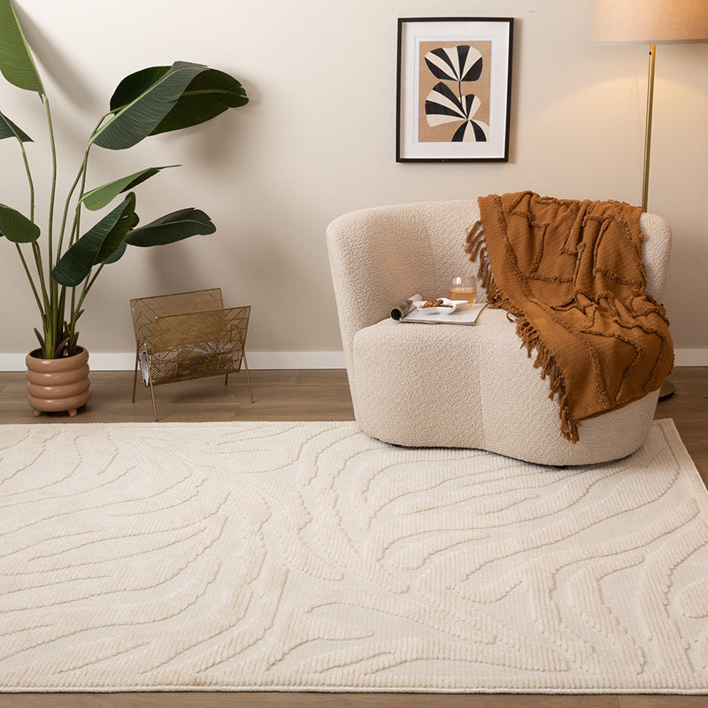 Washable Rug - Dunya Zebra White