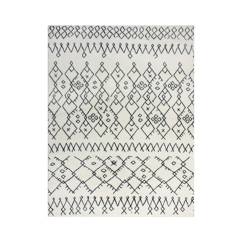 Berber floor rug - Furo Adil Cream/Black