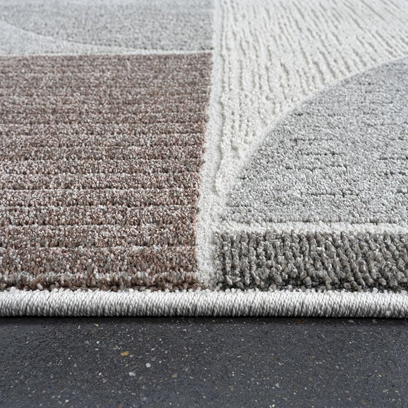 Round modern floor rug - Verwood 6111