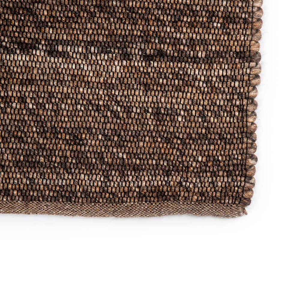 Wool floor rug made to measure - Bressano Brown 623