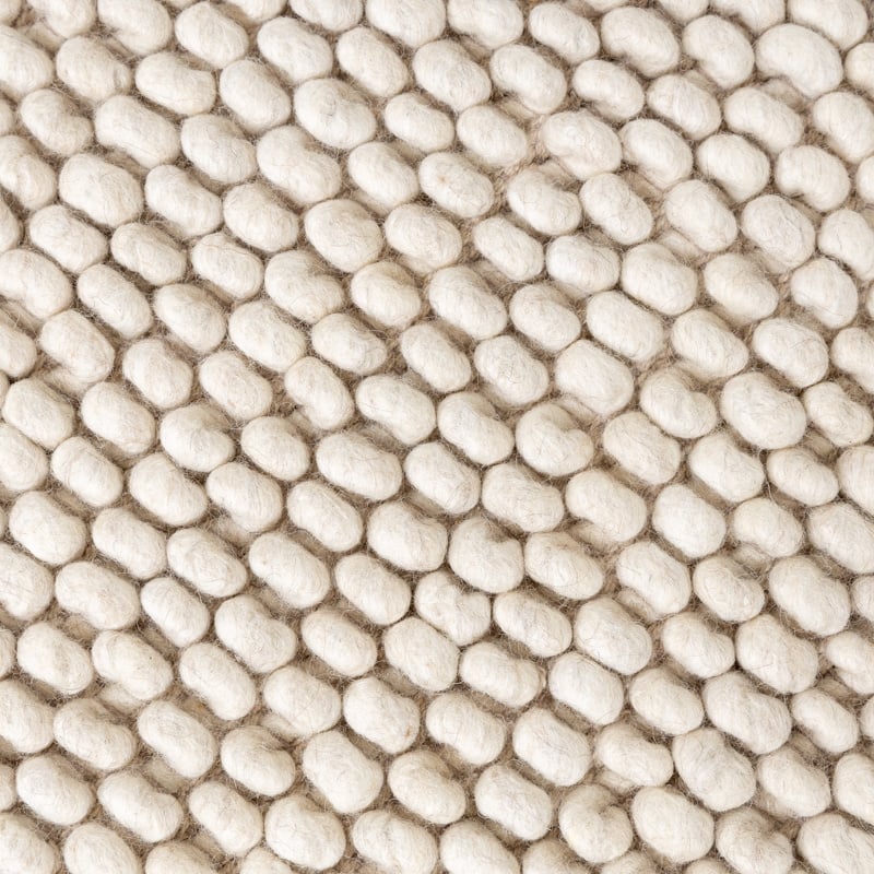 Wool Rug - Luminous Cream/White