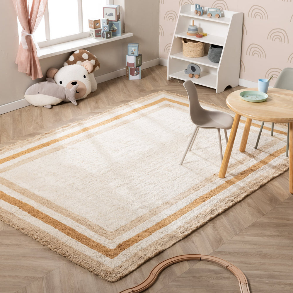 Washable kids rug - Milo Beige