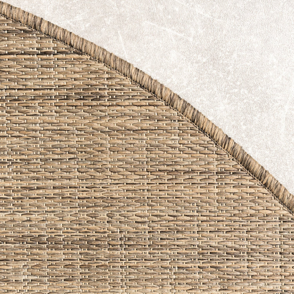 Round Outdoor Rug - Malta Melange Natural