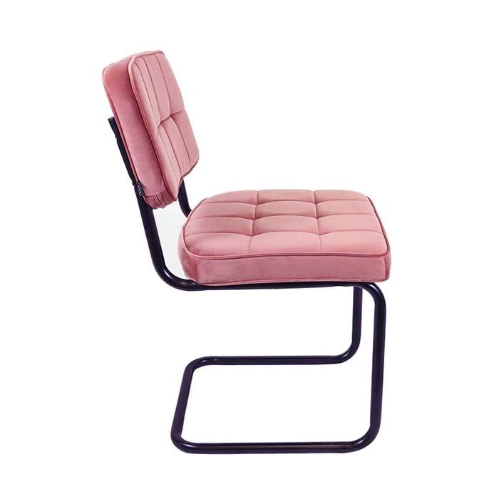 Chair Velvet - Ivy Pink