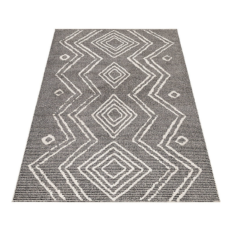 Berber floor rug - Thama Raviel Black