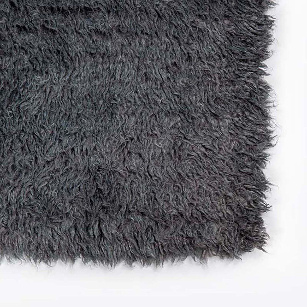 Wool floor rug custom made - Merano Anthracite 013