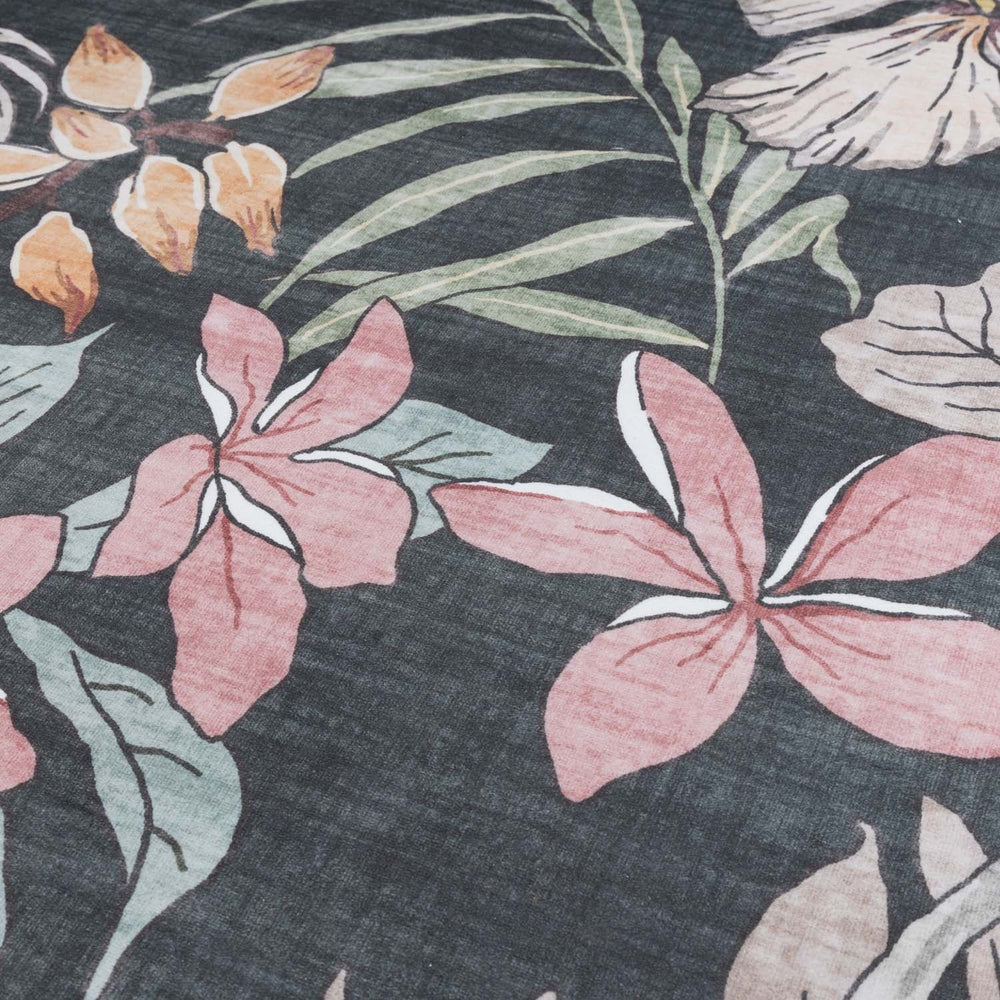Outdoor rug flowers - Poppy Green
