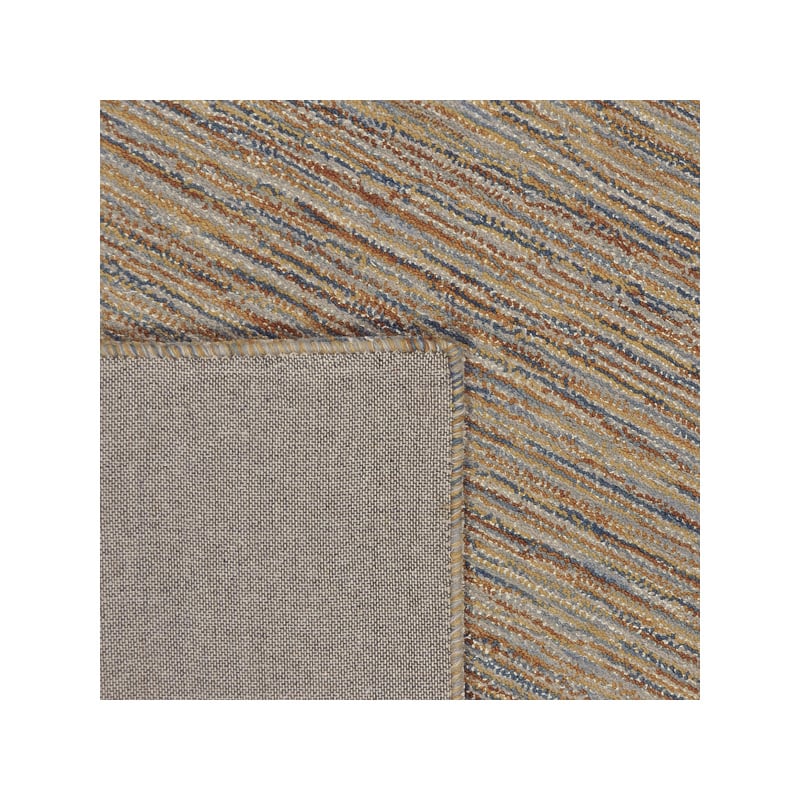 Wool floor rug - Wilena Ochre Yellow/Green