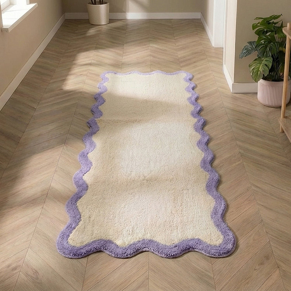 Washable Runner – Hazy Lilac/Cream